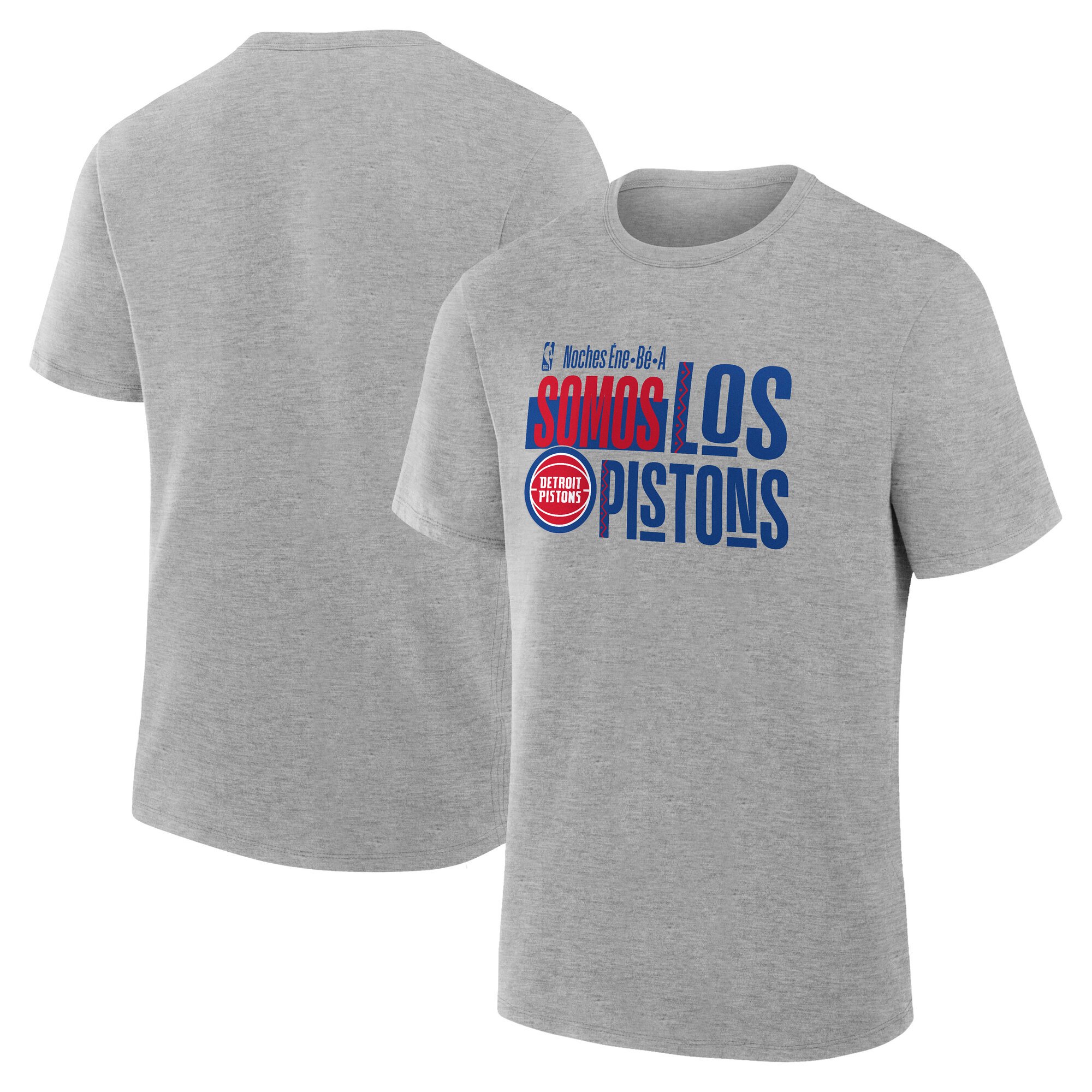 Men's Gray Detroit Pistons Noches Training T-Shirt