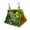B, variant on Ailezt Tropical Rainforest Bird Cage,26.5x18x22 Summer Hanging Tent Swing For Small Birds Finches
