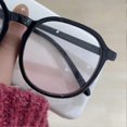 thumbnail image 3 of Large Frame Glasses Block Blue Light 0 Diopter Computer Gaming Glasses for Fashion Lady, 3 of 5
