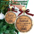 thumbnail image 3 of Christmas Colleague & Friend Pendant Creative Xmas Trees Hanging Decor DIY 2023 K6D7, 3 of 8