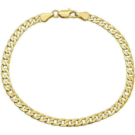 Tiffany 14k Bracelet - 14K Yellow Gold 2.6mm Hollow Cuban Link Chain Bracelet