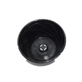 thumbnail image 3 of Landmark Contempo Swirl 10" Diameter  Black Plastic Hanging Baskets - Set of 5, 3 of 6