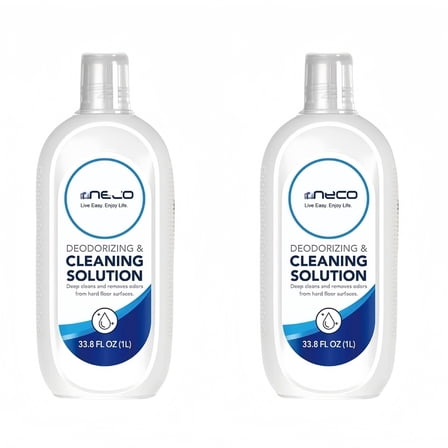 (2-Pack) Concentrated Multi-Surface Floor Cleaner 33.8 fl oz 1L Each Compatible for Tineco FLOOR ONE S3 Breeze S3 S5 ComboBreeze for Hardwood Tile Floors