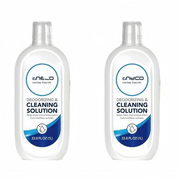 (2-Pack) Concentrated Multi-Surface Floor Cleaner 33.8 fl oz 1L Each Compatible for Tineco FLOOR ONE S3 Breeze S3 S5 ComboBreeze for Hardwood Tile Floors
