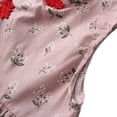 thumbnail image 5 of Baby Girls Floral Chinese Cheongsam Dress Butterfly Buckle Toddler Kids Tradition Qipao, 5 of 8