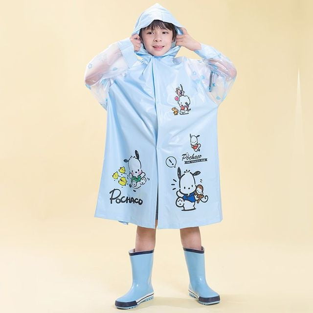 Sanrioes Anime Kuromi Mymelody Pochacco Children s Cartoon Raincoat Waterproof Rain Coat Girl Boy Camping Waterproof Rainwear Walmart