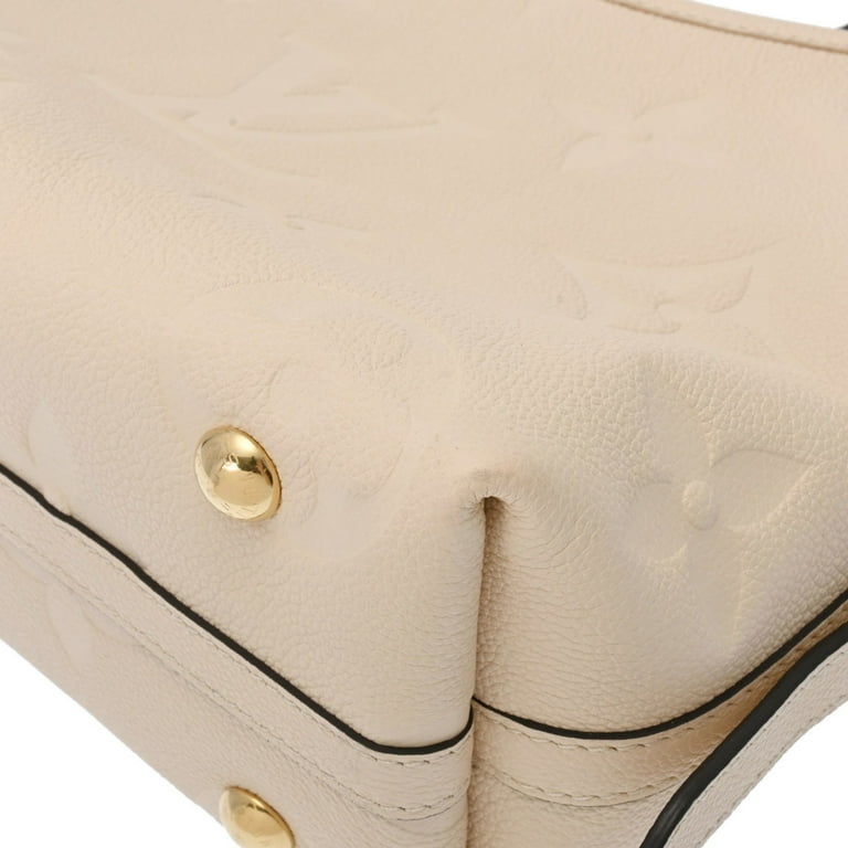 Pre-Owned LOUIS VUITTON Monogram Empreinte Carryall Zip PM Crème  
