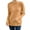 Gold, variant on Wdgfv Blend Pullover Women Women's Knit Pullover Sweater Casual Loose Fit Ribbed Long Sleeve Tunic Blouse Soft Comfortable Round Neck Basic