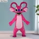 thumbnail image 5 of Nuevo disfraz de mascota de Lilo y Stitch en azul y rosa, personaje de dibujos animados de Disney, disfraz publicitario, fiesta de carnaval, disfraz de animal para adultos, 5 of 5