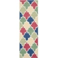 thumbnail image 2 of Safavieh Dhurries Wystan Geometric Runner Rug, Blue/Multi, 2'6" x 8', 2 of 10