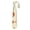 Retro Rooster &, variant on Floral Dog Design Necktie - Dog & Nature Artwork Formal Tie for Men - Wrinkle-Resistant Satin Business Tie