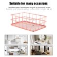 thumbnail image 4 of Storage Basket metal Wire Bathroom Shelves Makeup Organiser Gold Brush Pen Holder Wire Mesh Bathroom Toiletries Storage Basket, 4 of 8