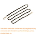 thumbnail image 3 of Unique Bargains Purse Chain Strap, 55' Purse Strap Shoulder Bag Replacement Strap, Black&Gold, 3 of 6