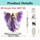 thumbnail image 2 of Figura de acrílico plana | Decoración de San Valentín con una diosa elfa y hada | Adorno de escritorio transparente y duradero | Decoración caprichosa para el hogar | Regalo para fans del anime |, 2 of 2