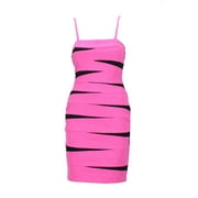 Inc International Concepts Pink-Black Petite Hour Glass Dress 6P