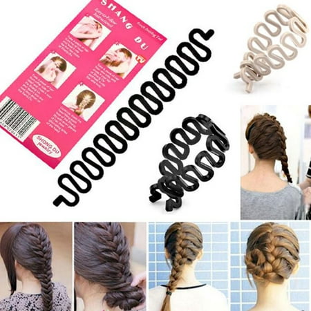 French Plait Hair Braiding Tool-Make Professional Looking French Braid In (Best Products For Braids)