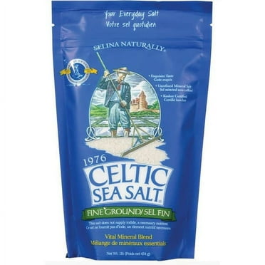 Celtic Sea Salt Fine Ground Sea Salt, 16 Oz Bag