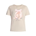 thumbnail image 4 of Yee Haw Boots Bow Women's Graphic Everyday Tee with Short Sleeves, Sizes XXS-XXL, 4 of 5