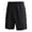Black*, variant on Men's Shorts Summer Athletic Elastic Waist Solid Color Loose Fit with Pockets Daily Wear Classic Chic Shorts