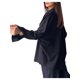 thumbnail image 3 of Txlixc Traje de 2 piezas para mujeres, cuello de solapa de manga larga, camisa de una sola fila Txlixc  moda, 3 of 5