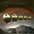 thumbnail image 5 of U8MO Round 4mm~18mm Solid Brass Metal Light Gold Loose Beads lot for Jewelry Making-5mm 50pcs, 5 of 6
