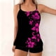 thumbnail image 5 of TaTaai Split Two Piece Swimsuit Set, Women's Floral Print Bikini with Removable Padding, Backless Beachwear for Pool Parties Gift, 5 of 7