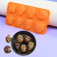 thumbnail image 4 of Halloween Pumpkin Chocolate Silicone Witch Fudge Cake Decoration Tool, 4 of 4