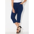 thumbnail image 2 of Catherines Women's Plus Size The Knit Jean Capri (With Pockets), 2 of 5