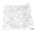 thumbnail image 3 of Children Coloring Roll Coloring Paper Roll Kids Nursery Painting Paper Graffiti Drawing Art Paper for Early Educational Kids Crafting Party Outer Space, 3 of 9