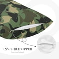 thumbnail image 5 of Balery Camouflage Shark Bedding Queen Pillow Cases - Envelope Closure - Soft Brushed Microfiber Fabric - Shrinkage and Fade Resistant Pillow Cases-16"x24", 5 of 9