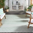 thumbnail image 2 of SAFAVIEH Courtyard Altan Geometric Indoor/Outdoor Area Rug, Beige/Green, 9' x 12', 2 of 11