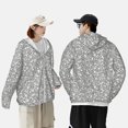 thumbnail image 4 of Fotbe Dice Cubes Chaqueta con Protección Solar UPF 50+ para Hombre y Mujer, Camisa con Capucha y Bolsillos-Medium, 4 of 7