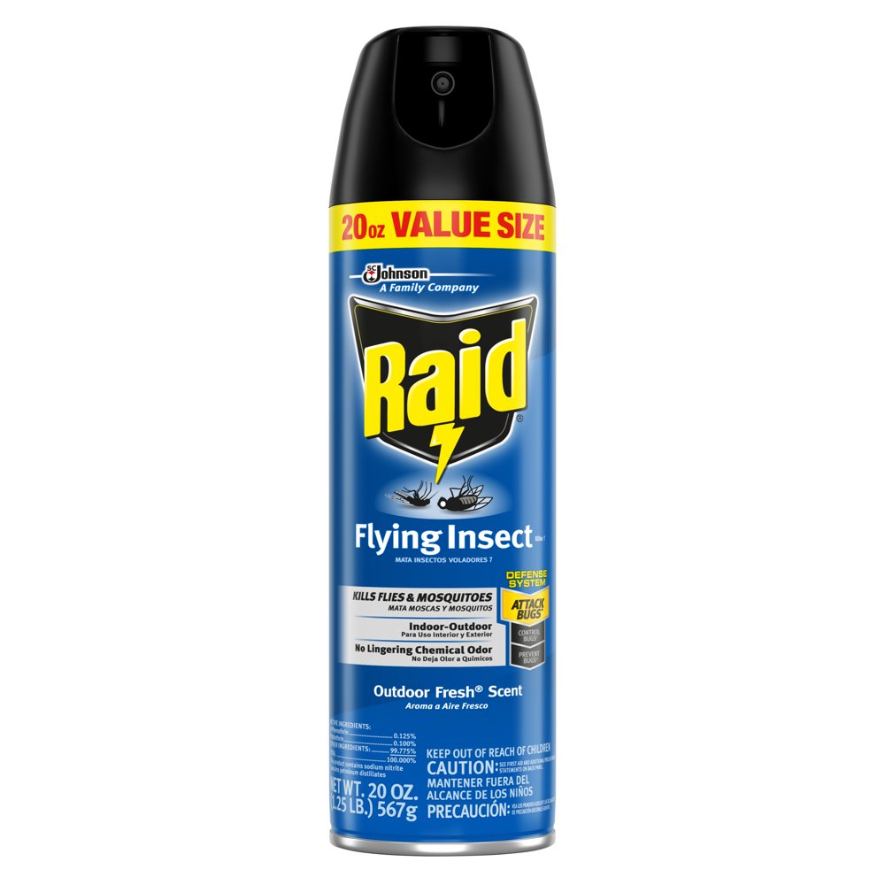 Raid Flying Insect Killer 7, Outdoor Fresh Scent, 20 oz