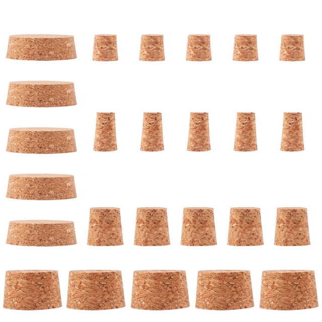 GOOHOCHY 30 tapones de corcho para vino, prácticos, para botellas.