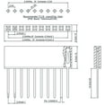 thumbnail image 5 of Treedix Stacking Headers Pins Kit Compatible with Arduino Raspberry Pi Stackable Headers Female Single Row, 5 of 5