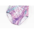 thumbnail image 4 of EQSJIU Leotardos morados para niñas gimnasia niños pequeños niñas 2t 3t 2-3t 18 meses 24 meses mosaico lila violeta claro azul rosa, 4 of 5