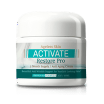 Ageless Skin Activate Restore Pro - Our Best Anti Aging Cream - Improved Formula 2 Month Supply - Help Reactivate Skin Health - Ageless Skincare Re-Activate Anti-Aging Wrinkle Cream