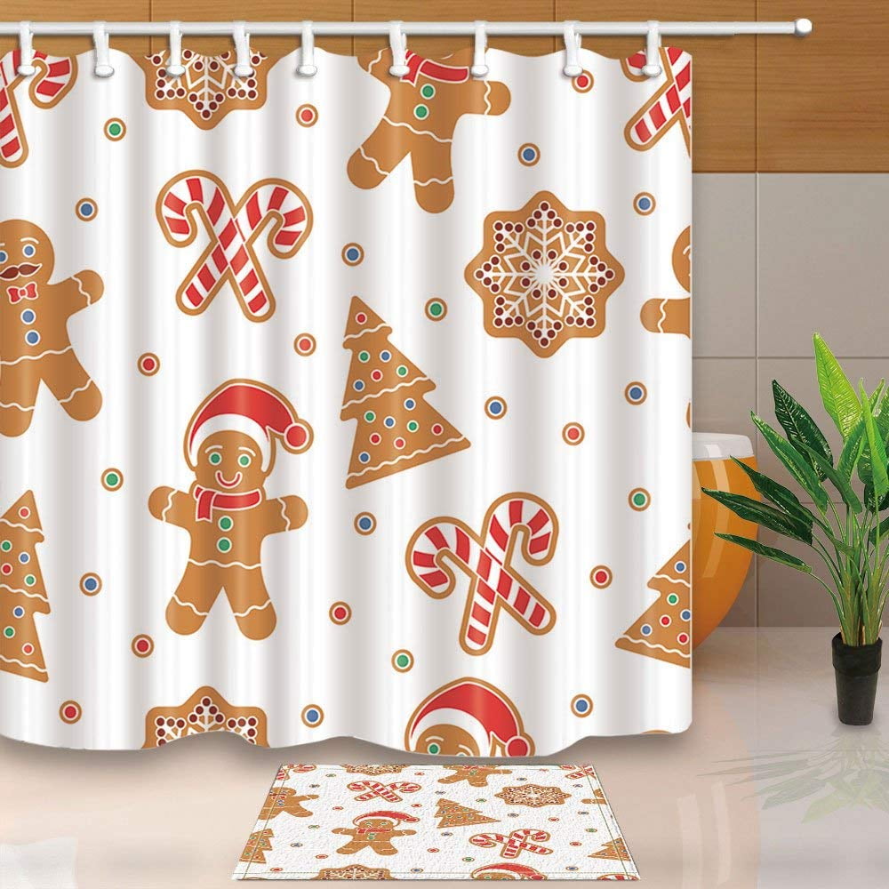 BPBOP New Year Holiday Decor Christmas Gingerbread Man Cookies Shower