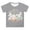Grey, variant on Easter Bunny Graphic Print Long Sleeve Casual T-Shirt For Girls Soft Blended Kids Tee With Adorable Animal Design