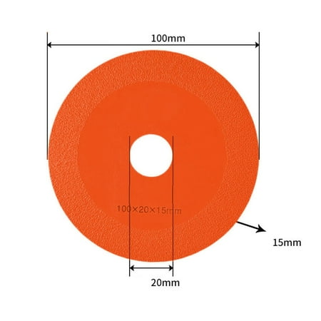 

1Pc Glass Cutting Disc 100Mm Saw Blade Diamond Marble Wine For Angle Grinder