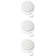 thumbnail image 2 of MILISTEN 3pcs Hair Scalp Brush Silicone Shampoo Scalp Massager Brush Palm Brush Head Scrubber Brush for Hair Stimulation White, 2 of 5