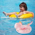 thumbnail image 1 of Asiento de anillos de natación para niños asiento de anillos de Tmvgtek natación con forma de dinosaurio inflable juguetes de agua de seguridad para niños flotador circular, 1 of 9