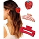 thumbnail image 1 of wonima11 3 Pack Fruit Hair Claw Clips for Women, Non-slip Acrylic Cherry Strawberry Lemon Hairclips Cute Hair Claws for Styling for Spring Summer Party (Strawberry), 1 of 1