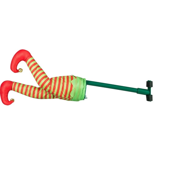 Mr. Christmas Animated Kicking Elf Christmas Tree Decoration - Motion Activated