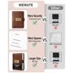 thumbnail image 4 of Libro de contraseñas WEMATE Password Keeper con bloqueo de más de 600 espacios, 4 of 8