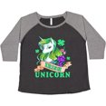 thumbnail image 3 of Inktastic St Patricks Day Irish Unicorn Illustration with Shamrocks Women's Plus Size T-Shirt, 3 of 5
