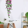 thumbnail image 4 of Laklulu - Decoración de pared para bodas, hogar, flores artificiales y ratán, 4 of 5