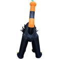 thumbnail image 5 of Haunted Hill Farm 10-Ft. Tall Pre-lit Inflatable Black Cat, HIBCAT103-L, 5 of 12