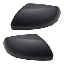 TRQ Mirror Cap Textured Black Pair Set of 2 for Ford Edge New MCA04334
