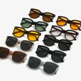 thumbnail image 2 of Mens UV Protection Sunglasses Korean Hip Hop Trendy Fashion Eyewear For Travel Stage Party Eye Protection UV400 Lens, 2 of 2